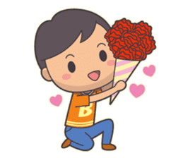 Bert & Flora (falling in love) V1.1 sticker #12382058