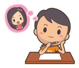 Bert & Flora (falling in love) V1.1 sticker #12382060