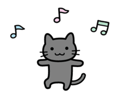 Happy Days cat Animated sticker #12382138