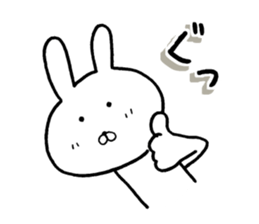 The rabbit which is a good feeling 2 sticker #12382636
