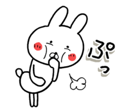 The rabbit which is a good feeling 2 sticker #12382646