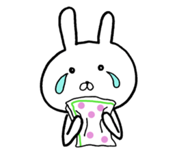 The rabbit which is a good feeling 2 sticker #12382657