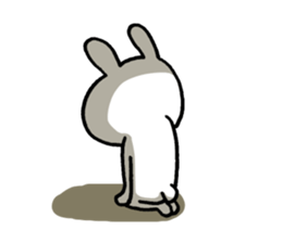 The rabbit which is a good feeling 2 sticker #12382659