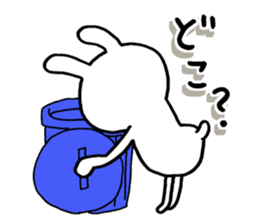 The rabbit which is a good feeling 2 sticker #12382662