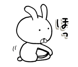 The rabbit which is a good feeling 2 sticker #12382666