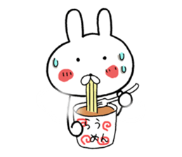 The rabbit which is a good feeling 2 sticker #12382669