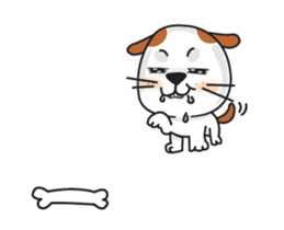cute Khao Niaw dogs(dookdik) sticker #12382747
