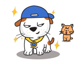 cute Khao Niaw dogs(dookdik) sticker #12382750