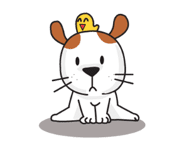 cute Khao Niaw dogs(dookdik) sticker #12382752
