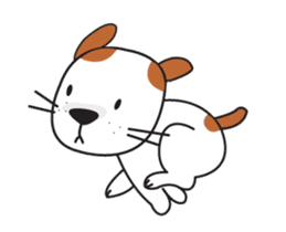 cute Khao Niaw dogs(dookdik) sticker #12382757