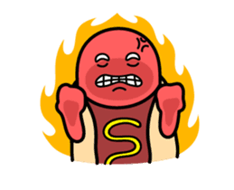 Hot Dog Man Moving Up! sticker #12382931