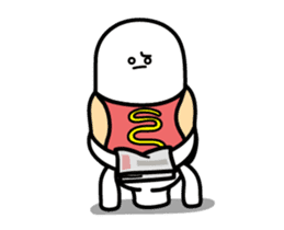 Hot Dog Man Moving Up! sticker #12382935