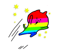 Sometimes violently sometimes loosely sticker #12383028