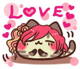 Visual Daifuku-nyannyan 2 sticker #12383064