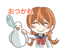 Sailor and Seagull sticker #12383355