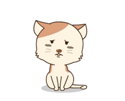 Lovely cat is chic sticker #12383397