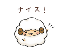 Fluffy"HITSUJIDAMA"5 sticker #12383496