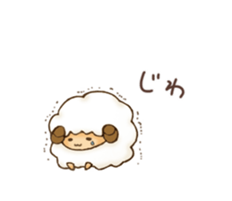 Fluffy"HITSUJIDAMA"5 sticker #12383501