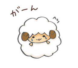 Fluffy"HITSUJIDAMA"5 sticker #12383502