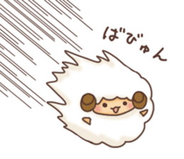 Fluffy"HITSUJIDAMA"5 sticker #12383506