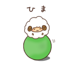 Fluffy"HITSUJIDAMA"5 sticker #12383508