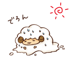 Fluffy"HITSUJIDAMA"5 sticker #12383509