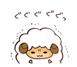 Fluffy"HITSUJIDAMA"5 sticker #12383517