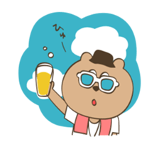 Music Festival Bear -animation- sticker #12384132