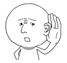 Ending with a straight face sticker #12384151