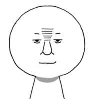 Ending with a straight face sticker #12384154