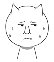 Ending with a straight face sticker #12384158