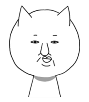 Ending with a straight face sticker #12384169