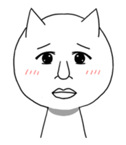 Ending with a straight face sticker #12384170