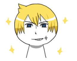 Ending with a straight face sticker #12384173