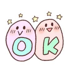 Cute face (move) sticker #12384597