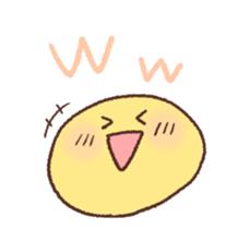 Cute face (move) sticker #12384601