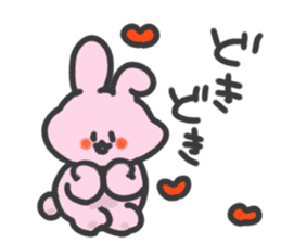 everyday lovery rabbit sticker #12384842