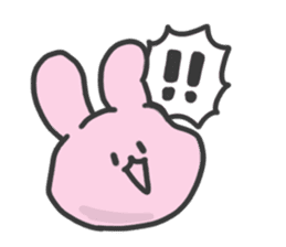 everyday lovery rabbit sticker #12384861