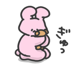 everyday lovery rabbit sticker #12384863