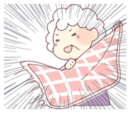 Farmers grandmother sticker #12385072