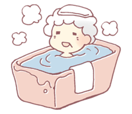 Farmers grandmother sticker #12385099