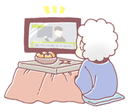 Farmers grandmother sticker #12385101