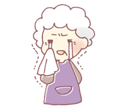 Farmers grandmother sticker #12385107