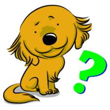 Golden Retriever named sakura sticker #12385164