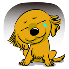 Golden Retriever named sakura sticker #12385167