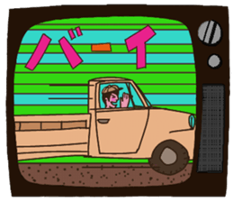 japan syowa retro nostalgic sticker sticker #12386101