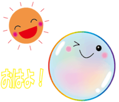 Heal see through bubbles sticker #12386473