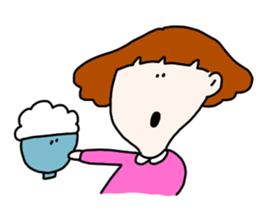 pinkgirl and blueboy sticker #12386665