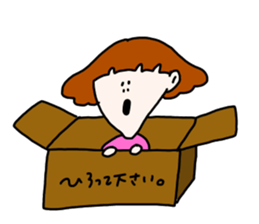 pinkgirl and blueboy sticker #12386671