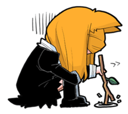 Social game loving Girls daily emotions sticker #12387582